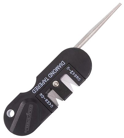 [888151038185] Cold Steel CSKS31SCDR 3-In-1 Knife Sharpener Black Carbide/Ceramic Sharpener, Coarse/Fine