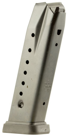 [708279012808] ProMag SPRA12 Standard  15rd Extended 40 S&W Fits Springfield XD-M Blued Steel