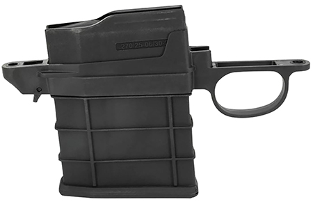 [682146420708] Howa ATIK10R3006REM Detachable Mag  10rd 270 Win/25-06 Rem/30-06 Springfield Fits Remington 700 Black Polymer