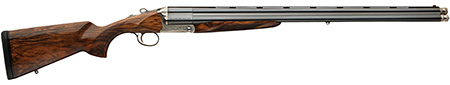 [8053800946469] Charles Daly 930.354 CD Triple Crown Empire Grade Full Size 20/28 Gauge Break Open 3+1 26" Blued Chrome Lined Vent Rib Barrel, Silver Engraved Steel Receiver, Fixed Oiled Walnut Stock