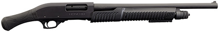 [8053800946742] Charles Daly 930363 Honcho Tactical *CA Compliant 12 Gauge Pump 3" 5+1 18.50" Black Steel Barrel, Black Drilled  &  Tapped Aluminum Receiver, Black Birds Head Polymer Grip