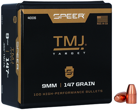 [076683040060] Speer 4006 TMJ  9mm 147gr Total Metal Jacket 100 Per Box/5 Case