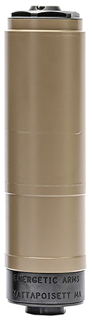 [853406008169] Energetic Armament EA16 Ferox Suppressors 5.56mm 1/2x28 FDE Cerakote