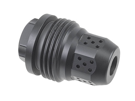 [850038425395] Jk Armament JKMDHDBE24 Bald Eagle Compensator 30Cal Fits 5/8"x24 Stainless Steel Nitride Black