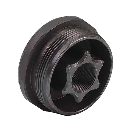 [850017729018] Jk Armament JK155HDM24 HD Thread Mount Fits 5/8"x24 Stainless Steel Cerakote Black