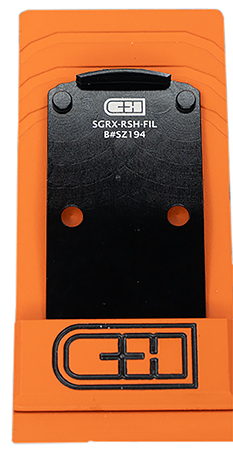 [616943731446] C & h Precision SGRXRSHFIL SIG P320 RX Series  Black Anodized Trijicon/Holosun Pattern Footprint