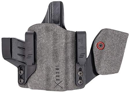 [781602247559] Safariland INCOG0835A0CX261MC Incog  IWB Gray Cordura w/Mag Caddy, Fits Glock 17 Fits Glock 19, Belt Clip Mount, Right Hand