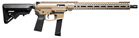 [850035894576] Angstadt Arms AAUDP09RFR UDP-9  9mm Luger 15+1 16" Black Melonite Threaded Barrel, Flat Dark Earth Cerakote Picatinny Rail Aluminum Receiver, 15" M-LOK Handguard, Black Synthetic B5 Bravo Stock