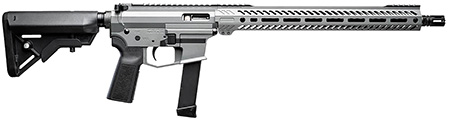 [850035894583] Angstadt Arms AAUDP09RGR UDP-9  9mm Luger 15+1 16" Black Melonite Threaded Barrel, Tactical Gray Cerakote Picatinny Rail Aluminum Receiver, 15" M-LOK Handguard, Black Synthetic B5 Bravo Stock