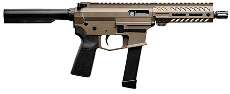[853427007844] Angstadt Arms AAUDP09PF6 UDP-9  9mm Luger 15+1 6" Black Melonite Threaded Barrel, 5.50" Free Float M-LOK Handguards, Flat Dark Earth Cerakote Aluminum Picatinny Rail Receiver, Black B5 Grips