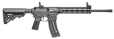 [022188898248] Smith  &  Wesson 14180 M & P15-22 Sport 22 LR 25+1 16.50" Black Steel Threaded Barrel, Picatinny Rail Polymer Receiver, M-LOK Polymer Handguards, Black Polymer B5 Bravo Stock, Black B5 Type 23 Grips