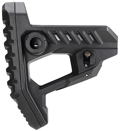 [793811766431] Strike Industries STRIKEPOLYPITBK Pit Stock  Black Polymer 3.87" OAL