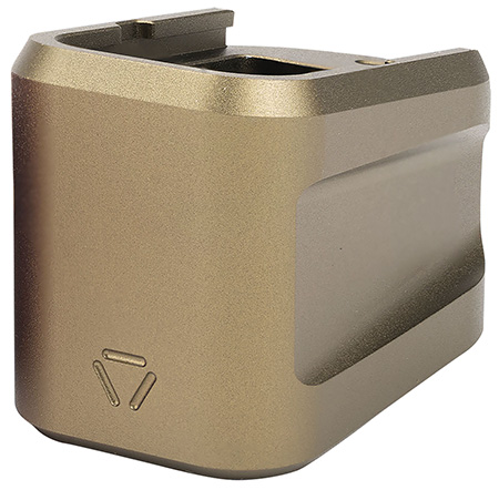 [793811765427] Strike Industries EMPALG19FDE Extended Mag Plate  Fits Glock G19 Flat Dark Earth 6061 T-6 Aluminum