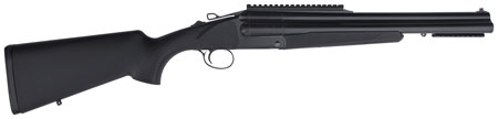 [8053670717749] Charles Daly 930110 Triple Threat  Full Size 12 Gauge Break Open 3" 3 18.50" Blued Triple Barrel, Blued Steel Receiver w/Picatinny Rail, Checkered Black Synthetic Stock, Right Hand