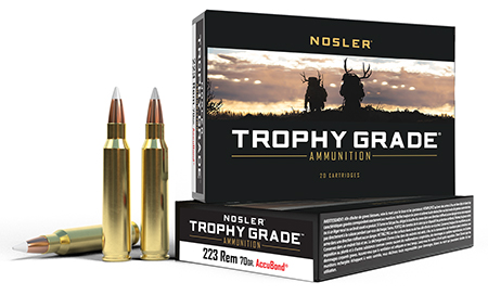 [054041610360] Nosler 61036 Match Grade  223Rem 70gr Soft Point 20 Per Box/20 Case
