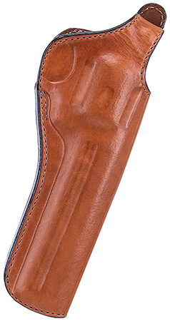 [013527126887] Bianchi 12688 111 Cyclone Belt Holster Size 09 OWB Open Bottom Style made of Leather with Tan Finish, Strongside/Crossdraw  &  Belt Loop Mount Type fits 8.3" Barrel Colt Anaconda for Right Hand