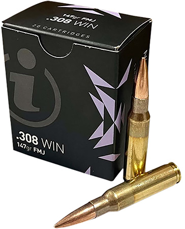 [3877002037177] Ammo Inc IGMAN30820 Igman  308Win 147gr Full Metal Jacket 20 Per Box/50 Case