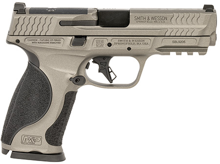[022188898217] Smith  &  Wesson 14161 M & P M2.0  Full Size Frame 9mm Luger 10+1 4.63" Black Steel Barrel, Gray Optic Cut/Serrated Steel Slide, Gray Aluminum Frame w/Picatinny Rail, Black Polymer Grip