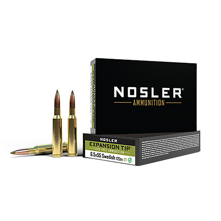 [054041400152] Nosler 40015   6.5x55Swedish 120gr Expansion Tip 20 Per Box/10 Case