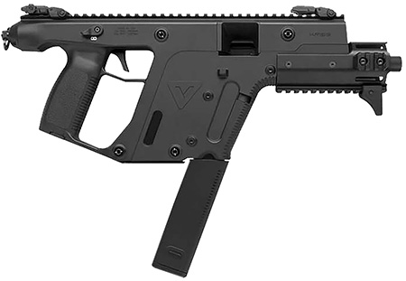 [811607033564] Kriss USA KV10PBL30 Vector SDP Enhanced G2 10mm Auto 33+1 6.50" Black Nitride Threaded Barrel, Black Picatinny Rail Top  &  Bottom, MK5M Modular Rail