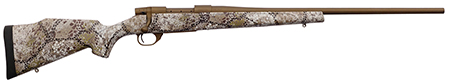 [747115455461] Weatherby VAP222RR4T Vanguard Badlands 22-250 Rem 5+1 24"  Burnt Bronze Cerakote #2 Threaded Barrel, Drilled  &  Tapped Steel Receiver, Badlands Approach Camo Monte Carlo w/Raised Comb Synthetic Stock