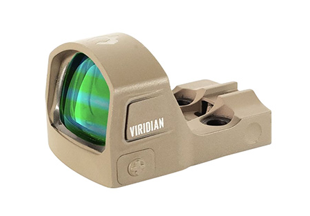 [850060550287] Viridian 9810143 RFX15  Flat Dark Earth 1 x 17 mm x 24 mm 3 MOA Green Dot Shield/Picatinny