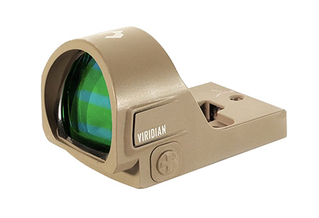 [850060550294] Viridian 9810145 RFX35  Flat Dark Earth 1 x 22 mm x 26 mm 3 MOA Green Dot