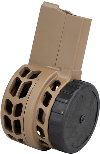 [810099630992] WARRIOR SYSTEMS MFG CO W15FDESK1 Warrior Skeletonized 50rd 5.56x45mm Fits AR-15 Flat Dark Earth Aluminum