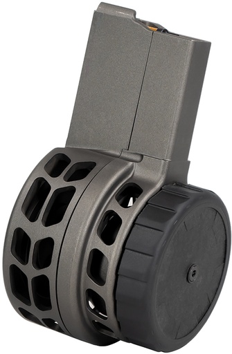 [810099631050] WARRIOR SYSTEMS MFG CO W15TUSK1 Warrior Skeletonized 50rd 5.56x45mm Fits AR-15 Tungsten Gray Aluminum