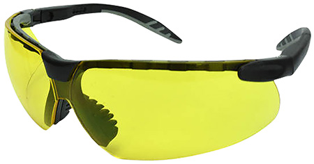 [674326381480] Radians CSB10541CS Ballistic Glasses Amber Lens Black Frame
