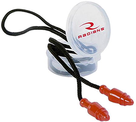 [674326212616] Radians JP3150RD/50 SnugPlugs Earplugs 28 dB In The Ear Black/Red 50 Pair