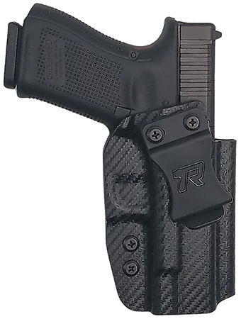 [760999779119] Rounded Gear GLK192332CFRHVAR Kydex  IWB Black Kydex Fits Glock 19 Belt Clip Right Hand