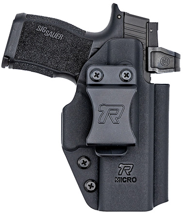 [840111330470] Rounded Gear RGUNVRSLCMPCTBLK Universal Kydex  IWB Black Kydex Belt Clip Fits Compact Sized Handguns Right Hand