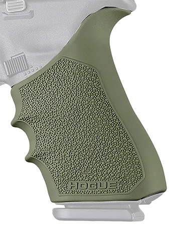 [743108170212] Hogue 17021 Grip Sleeve Handall Beavertail OD Green Rubber