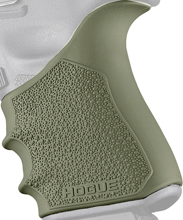 [743108170410] Hogue 17041 Grip Sleeve Handall Beavertail OD Green Rubber