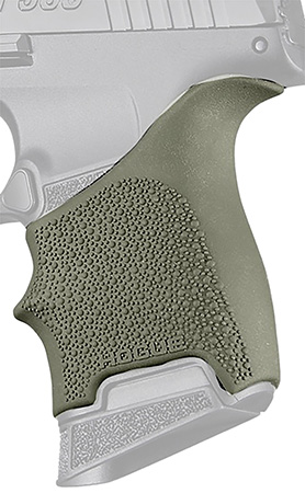 [743108187012] Hogue 18701 Grip Sleeve Handall Beavertail OD Green Rubber