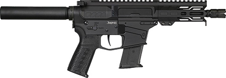 [810144728353] CMMG 57A9A0FAB Banshee MK57 5.7x28mm 20+1 5" Black Nitride Medium Taper Threaded Barrel, M-LOK Handguard, Black Armor Cerakote Aluminum Receiver w/Picatinny Rail, Black Pistol Tube, CMMG Zeroed Grip