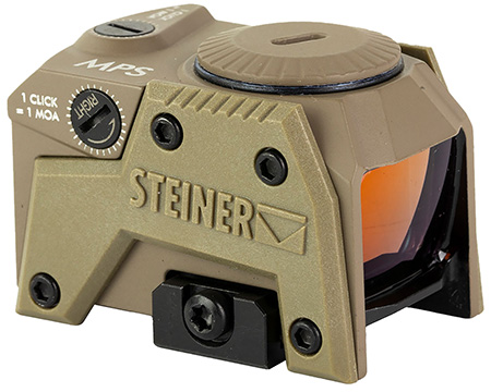 [840229106332] Steiner 8700-MPSFDE Micro Pistol Sight  Flat Dark Earth 1 x 20 mm x 16 mm 3.3 MOA Red Dot
