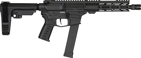 [810148623326] CMMG 10A570FAB Banshee MK10 10mm Auto 30+1 8" Black Nitride Medium Taper Threaded Barrel, EML 7" M-LOK Handguards, Black Armor Cerakote Aluminum Picatinny Rail Receiver, CMMG Zeroed Grips