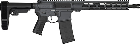 [810148623647] CMMG 30AB20FSG Banshee MK4 300 Blackout 30+1 12.50" Black Nitride Medium Taper Threaded Barrel, EML 7" M-LOK Handguards, Sniper Gray Cerakote Aluminum Picatinny Rail Receiver, CMMG Zeroed Grips