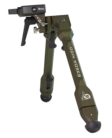 [850048530454] Odin Works BPPRIZMARCARG Precision Bipod Arca Ranger Green 4.0"-14.50" 6061 Aluminum/303 Stainless Steel