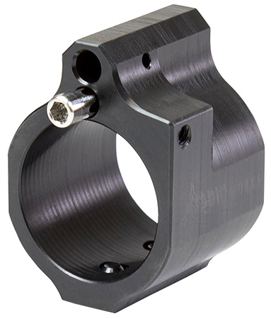 [857116007306] Odin Works GBADJ.875 Gas Block Low Profile .875" Black Nitride Carbon Steel