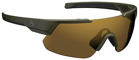 [840815147916] Magpul MAG104413152030 Defiant Eyewear Bronze Gold Lens OD Green Frame