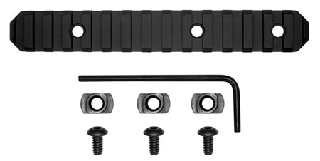 [811071012393] GrovTec US Inc GTSW239 6 Inch 15 Slot M-Lok  Black Anodized
