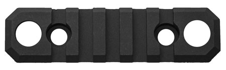 [811071012416] GrovTec US Inc GTSW241 3.1 Inch 5 Slot with Push Button Bases M-Lok  Black Anodized
