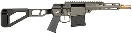 [810152960066] Q LLC FIX868INPISTOL The Fix  8.6 Blackout 30+1 8" Stainless Threaded Barrel Q-Sert Free-Float Handguards, Picatinny Rail Receiver, Black SBA3 Brace Black, Polymer Grips