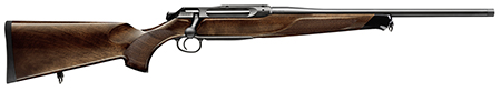 [810496024851] Sauer 80117096 505 Lux Full Size 30-06 Springfield 3+1 22" Matte Blued Threaded Barrel, Matte Blued Saddle Mount Steel Receiver, Grade 5 Wood Fixed Stock