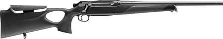 [810496024905] Sauer 80117645 505 Synchro XT Full Size 222 Rem 3+1 20" Titanium Gray Threaded Barrel, Saddle Mount Steel Receiver, Black Thumbhole w/Adj Comb Synthetic Stock