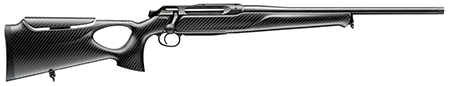 [810496025032] Sauer 80117115 505 Synchro XTC Full Size 223 Rem 3+1 20" Matte Blued Threaded Barrel, Matte Blued Saddle Mount Steel Receiver, Black Thumbhole w/Adj Comb Carbon Fiber Stock