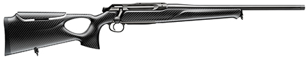 [810496025698] Sauer 80117662 505 Synchro XTC Full Size 6.5 PRC 3+1 22" Matte Blued Threaded Barrel, Matte Blued Saddle Mount Steel Receiver, Black Thumbhole w/Adj Comb Carbon Fiber Stock